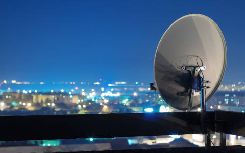 Pogląd ogólny antena satelitarna TV-SAT